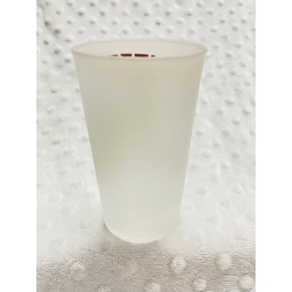 Vintage Federal Glass Frosted Tumbler Caricature Gambling Poker Glasses-3 RARE - Picture 6 of 10